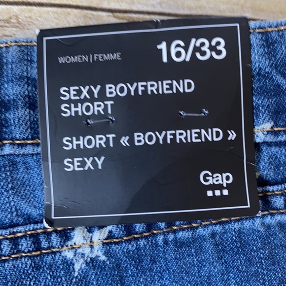NWT Gap Star Sexy Boyfriend Short Size 16/33 - Picture 8 of 10